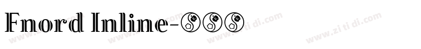 Fnord Inline字体转换